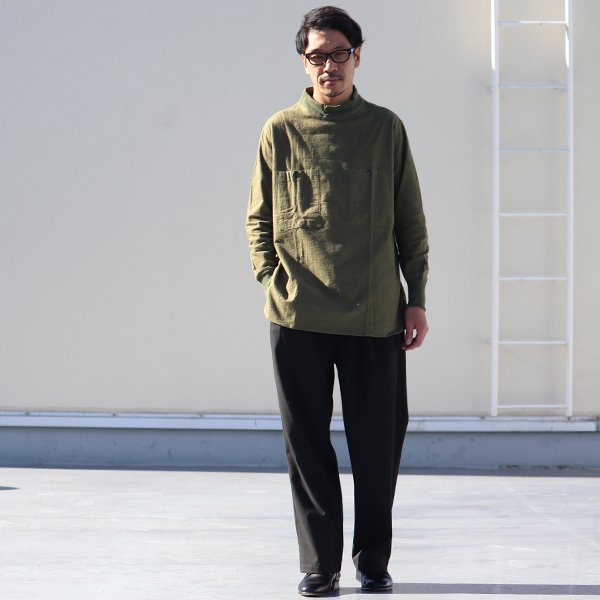 画像7: DEAD STOCK / Hungarian Army Flannel Mock Neck Round Shirts（ハンガリー軍フランネルモックネックラウンドシャツ）