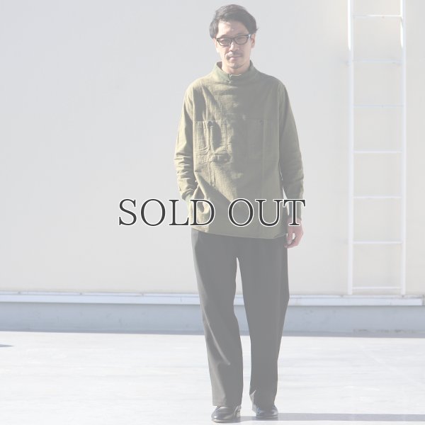 画像7: DEAD STOCK / Hungarian Army Flannel Mock Neck Round Shirts（ハンガリー軍フランネルモックネックラウンドシャツ）