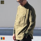 DEAD STOCK / Hungarian Army Flannel Mock Neck Round Shirts（ハンガリー軍フランネルモックネックラウンドシャツ）