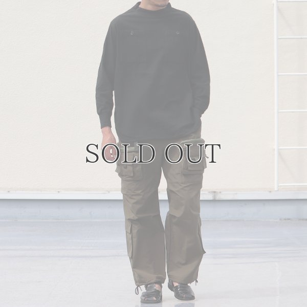 画像7: DEAD STOCK / Hungarian Army Flannel Mock Neck Round Shirts / 後染め（ハンガリー軍 フランネルモックネック ラウンドシャツ）