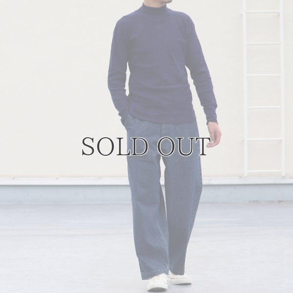 画像6: DEAD STOCK / Italian  Marina Militare Mock Neck Cotton Sweater / （イタリア海軍 モックネック コットンセーター）