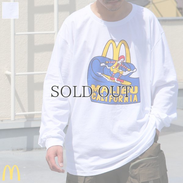 画像1: Dead Stock/McDonald's マクドナルド MALIBU CALIFORNIA LS TEE