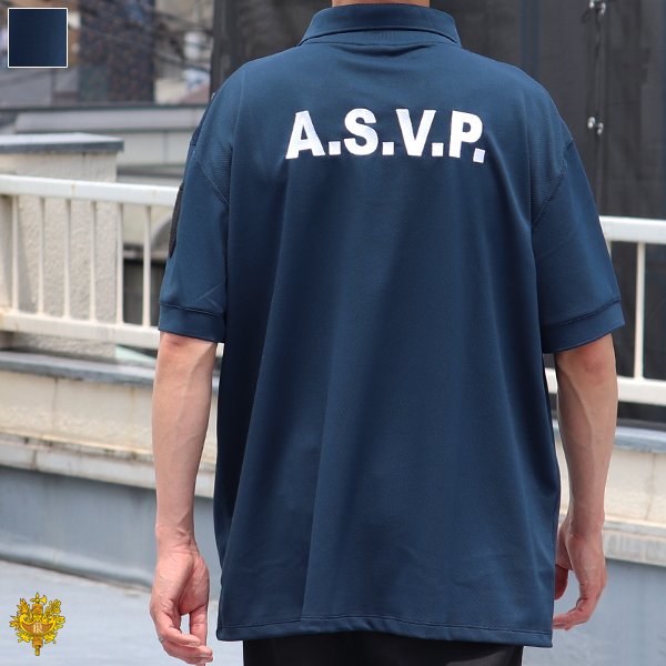 画像1: DEAD STOCK  / France A.S.V.P Polo Shirts（フランス A.S.V.P ポロシャツ）