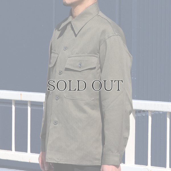 画像9: DEAD STOCK / Austria Army HBT Utility Jacket（オーストリア軍 ヘリンボンツイル ユーティリティージャケット）