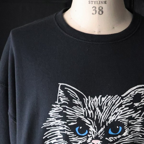 画像7: JERZEES ジャージーズ(jz25s009) / Black Cats 裏起毛 クルーネック スウェット