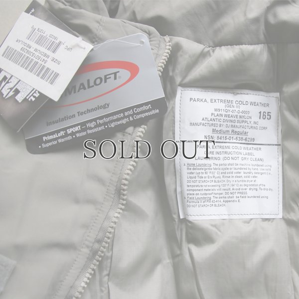 画像18: U.S.Army ECWCS GEN3 LEVEL7 プリマロフト フォレストパーカー【　DJ MANUFACTURING　】/ デッドストック