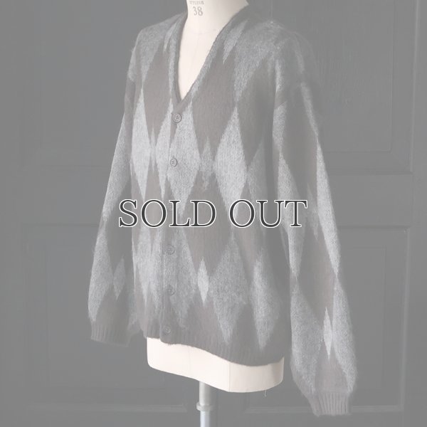 画像6: TOWNCRAFT タウンクラフト(tc25f016) / シャギー ヴィンテージパターン カーディガン