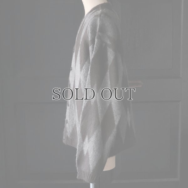 画像7: TOWNCRAFT タウンクラフト(tc25f016) / シャギー ヴィンテージパターン カーディガン