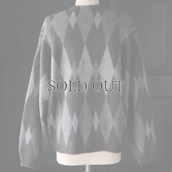 画像8: TOWNCRAFT タウンクラフト(tc25f016) / シャギー ヴィンテージパターン カーディガン