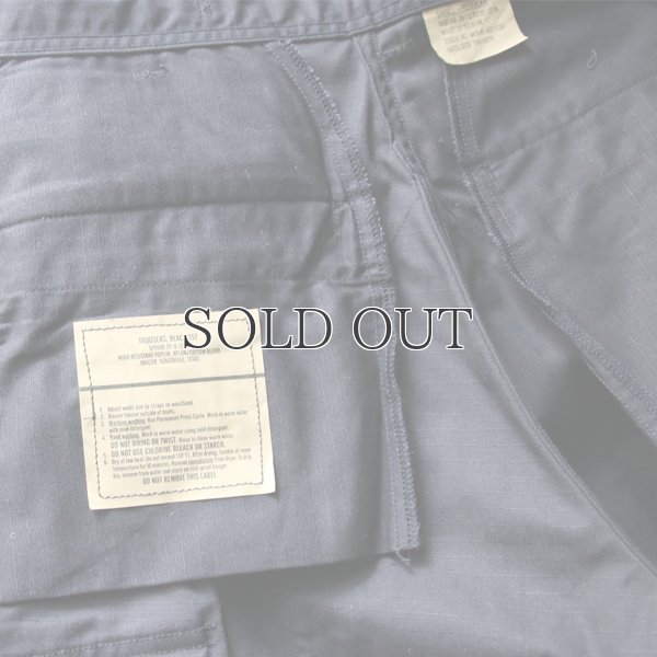 画像12: ”TROUSERS BLACK357”BDUリップストップカーゴパンツ / デッドストック