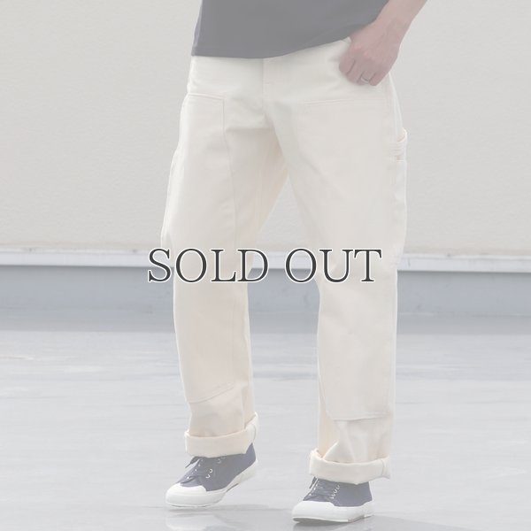 画像3: ダブルニーペインターツイルパンツ / ROUND HOUSE