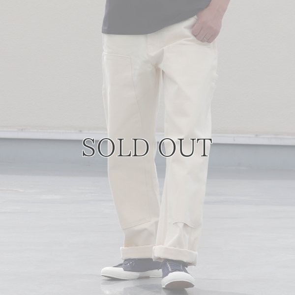 画像4: ダブルニーペインターツイルパンツ / ROUND HOUSE