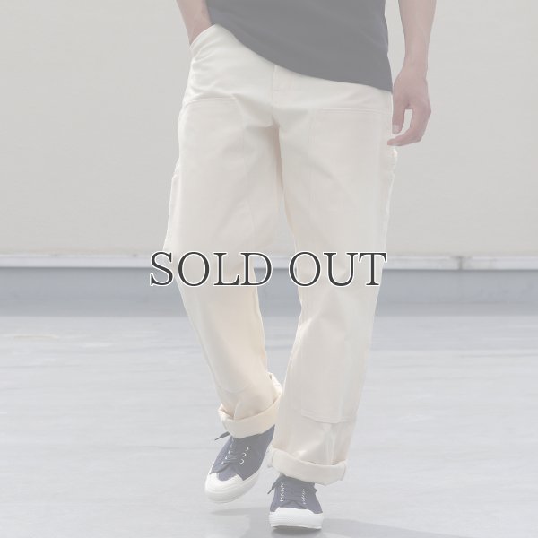 画像9: ダブルニーペインターツイルパンツ / ROUND HOUSE