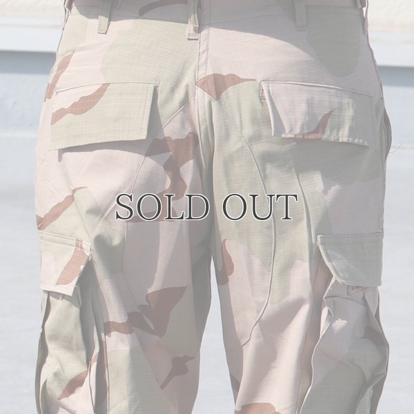 画像14: Dead Stock / US Army BDU TROUSER RIPSTOP DESERT CAMO(米軍 BDU 3Cデザートカモ カーゴパンツ)
