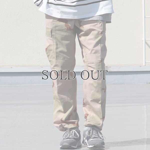 画像4: Dead Stock / US Army BDU TROUSER RIPSTOP DESERT CAMO(米軍 BDU 3Cデザートカモ カーゴパンツ)