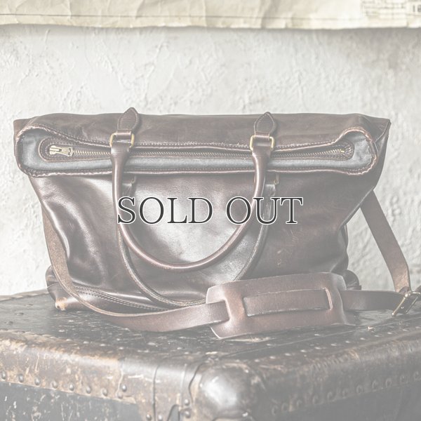 画像3: LEATHER NELSON  2Way BAG(VS-244LS)【MADE IN JAPAN】『日本製』【送料無料】 / VASCO