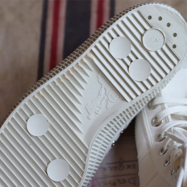 画像14: DEAD STOCK / Czech Army Hi Cut Canvas Sneaker-White-(チェコ軍 ミリタリートレーナーシューズ/White)