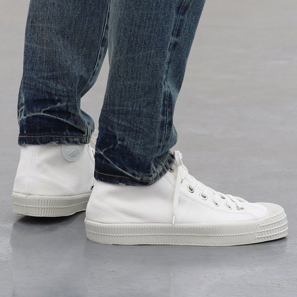 画像6: DEAD STOCK / Czech Army Hi Cut Canvas Sneaker-White-(チェコ軍 ミリタリートレーナーシューズ/White)