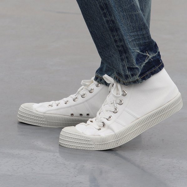 画像8: DEAD STOCK / Czech Army Hi Cut Canvas Sneaker-White-(チェコ軍 ミリタリートレーナーシューズ/White)