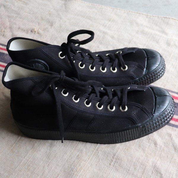 画像11: DEAD STOCK / Czech Army Hi Cut Canvas Sneaker-Black-（チェコ軍 ミリタリートレーナーシューズ/Black）