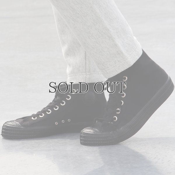 画像2: DEAD STOCK / Czech Army Hi Cut Canvas Sneaker-Black-（チェコ軍 ミリタリートレーナーシューズ/Black）