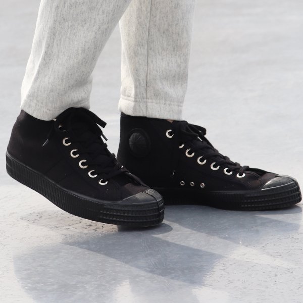 画像4: DEAD STOCK / Czech Army Hi Cut Canvas Sneaker-Black-（チェコ軍 ミリタリートレーナーシューズ/Black）