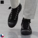 画像1: DEAD STOCK / Czech Army Hi Cut Canvas Sneaker-Black-（チェコ軍 ミリタリートレーナーシューズ/Black） (1)