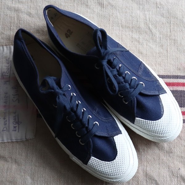 画像10: DEAD STOCK / 90-00s Italian Navy Sailor Shoes(イタリア セーラー シューズ ネイビー)