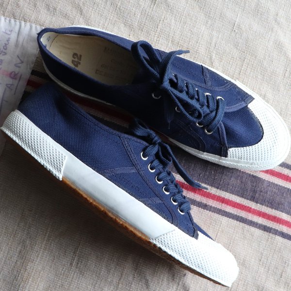 画像12: DEAD STOCK / 90-00s Italian Navy Sailor Shoes(イタリア セーラー シューズ ネイビー)