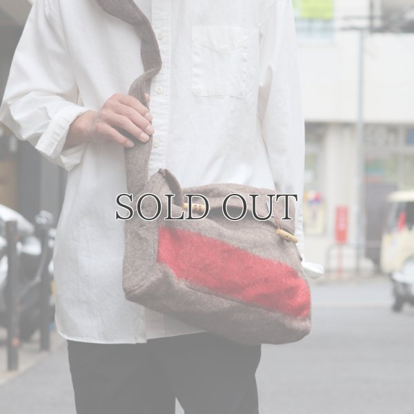 画像4: DEAD STOCK  / 40-60s Swiss Military Wool Blanket Remake Bag "By Slow Stone"(Slow Stone ブランケットリメイクバッグ)
