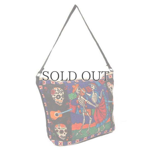 画像2: Day of the dead cotton stencil purses / El Paso SADDLEBLANKET【ご予約商品・7月上旬〜中旬入荷予定】