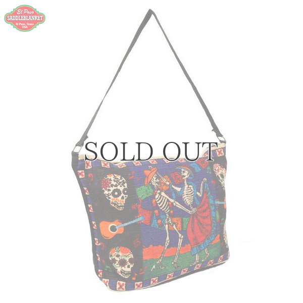 画像1: Day of the dead cotton stencil purses / El Paso SADDLEBLANKET【ご予約商品・7月上旬〜中旬入荷予定】