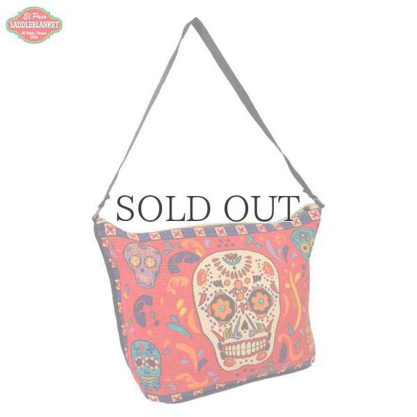 画像1: Day of the dead cotton stencil purses / El Paso SADDLEBLANKET【ご予約商品・7月上旬〜中旬入荷予定】