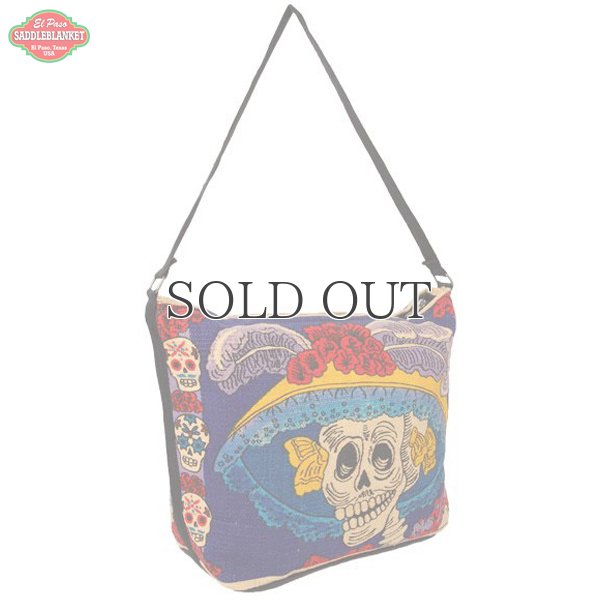 画像1: Day of the dead cotton stencil purses / El Paso SADDLEBLANKET【ご予約商品・7月上旬〜中旬入荷予定】