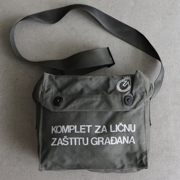 画像3: DEAD STOCK  / SERBIA Army M.2 COTTON SHOULDER BAG（セルビア軍 M.2 コットン ショルダーバッグ ）