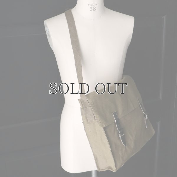 画像4: DEAD STOCK  / Italian Army Canvas Shoulder Bag（イタリア軍 WW2キャンバス ショルダーバッグ）