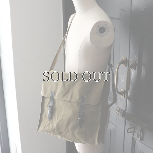画像5: DEAD STOCK  / Italian Army Canvas Shoulder Bag（イタリア軍 WW2キャンバス ショルダーバッグ）