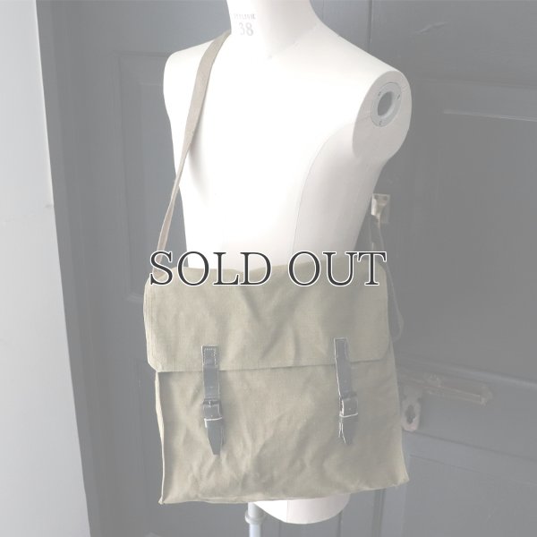 画像6: DEAD STOCK  / Italian Army Canvas Shoulder Bag（イタリア軍 WW2キャンバス ショルダーバッグ）
