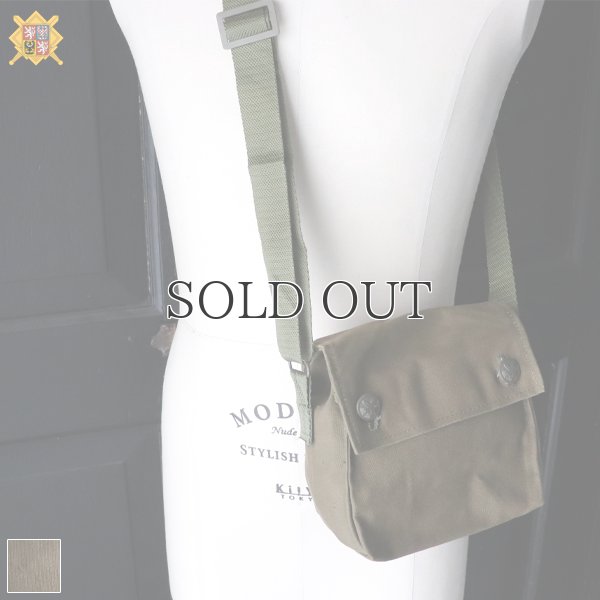 画像1: DEAD STOCK  / Czech Army Cotton Canvas Shoulder Small Bag（チェコ軍 コットンキャンバス ショルダー スモールバッグ）