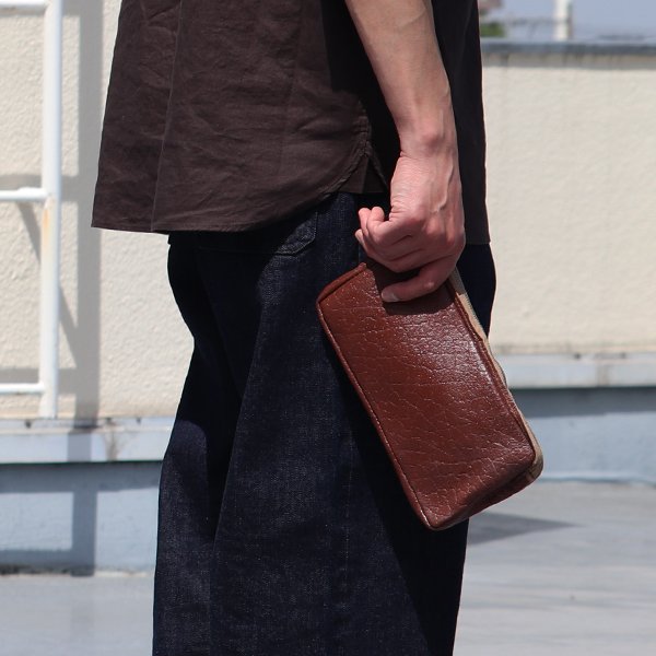 画像4: DEAD STOCK  / Czech Army Leather Universal Pouch-Wide-(チェコ軍 レザー ユニバーサルポーチ-幅広タイプ-)