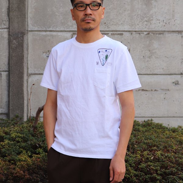 画像2: 【RE PRICE/価格改定】 Riding High / 18/-JERSEY P&E POCKET TEE(ROAD SIDE)【MADE IN JAPAN】『日本製』