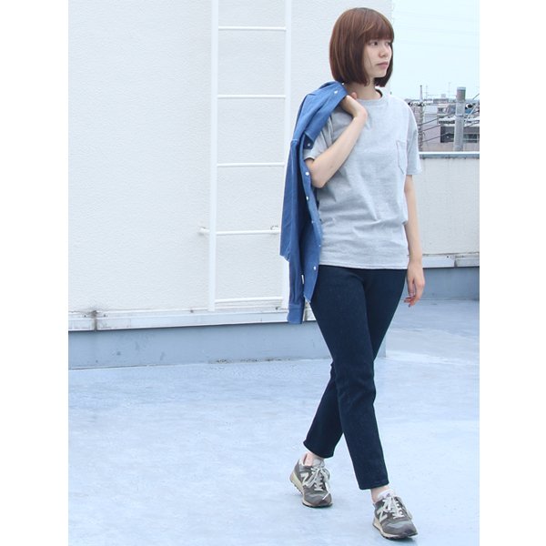 画像9: USAファブリック丸胴国産ポケットTEE [Lady's] 【FABRIC MADE IN USA】【ASSEMBLED IN JAPAN】『日本製』