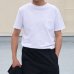 画像2: USAファブリック丸胴国産ポケットTEE【FABRIC MADE IN USA】【ASSEMBLED IN JAPAN】『日本製』 (2)