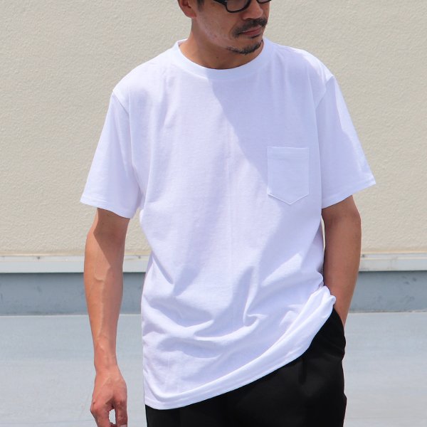 画像2: USAファブリック丸胴国産ポケットTEE【FABRIC MADE IN USA】【ASSEMBLED IN JAPAN】『日本製』