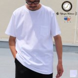 USAファブリック丸胴国産ポケットTEE【FABRIC MADE IN USA】【ASSEMBLED IN JAPAN】『日本製』