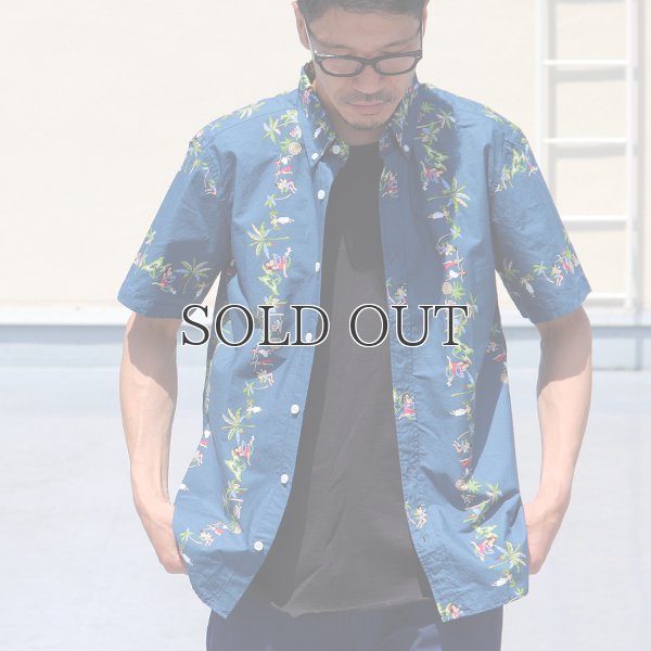 画像8: ボタンダウン半袖アロハシャツ / Upscape Audience×VIBGYOR（ビブジョー）