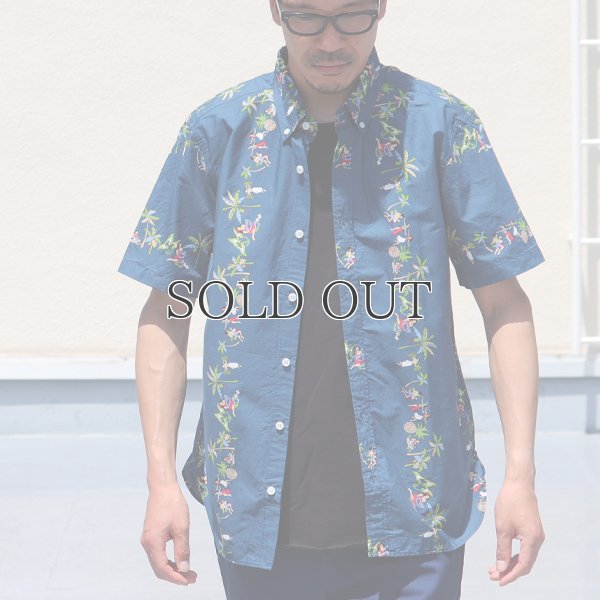 画像10: ボタンダウン半袖アロハシャツ / Upscape Audience×VIBGYOR（ビブジョー）