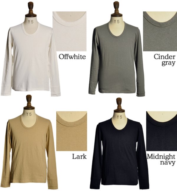 画像10: 【RE PRICE / 価格改定】ヘンプコットンUネック長袖カットソー / Audience