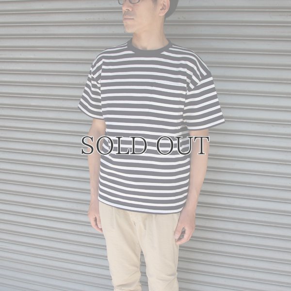 画像5: BSQボーダークルーネック胸ポケ付ビックT 【MADE IN JAPAN】『日本製』/ Upscape Audience