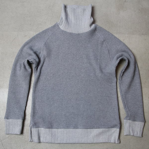 画像23: 【RE PRICE/価格改定】ビッグワッフルサドルショルダータートルネックニットソー【MADE IN JAPAN】『日本製』 / Upscape Audience